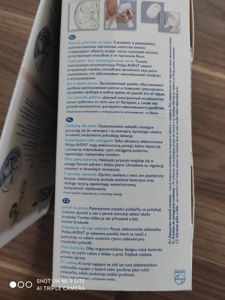 Odsávačka mlieka, 