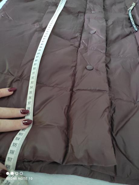 Páperová odľahčená dlhá vetrovka-m,l, l