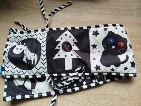 Kontrastná knižka, chránič na postieľku,