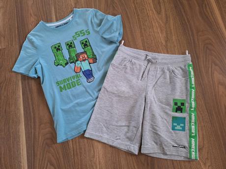 Chlapčenské šortky minecraft, c&a,140