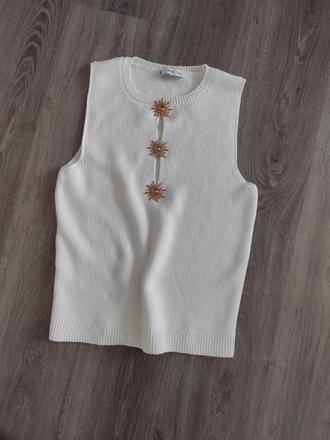 Upletovy top, mango,m
