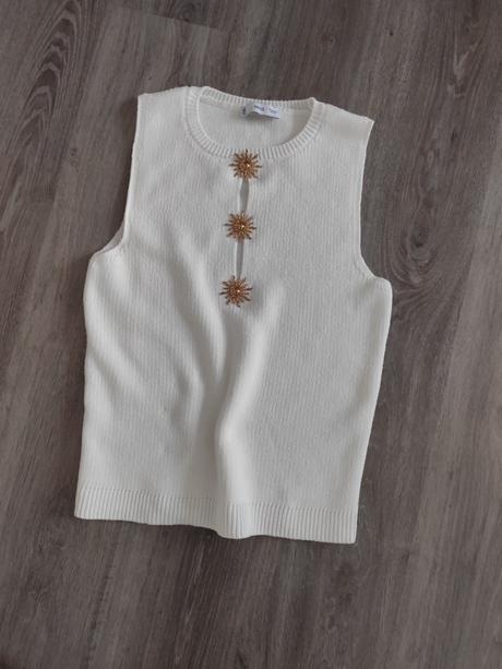 Upletovy top, mango,m