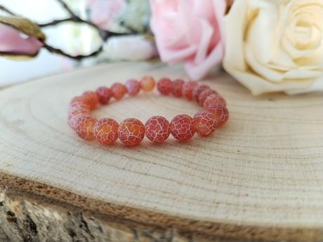 Minerálny náramok - achát,