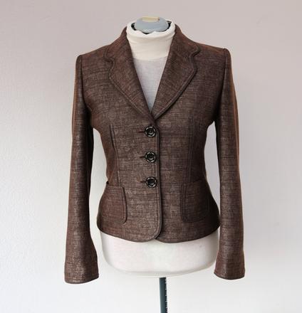 Hnedé sako escada veľ.40, 40