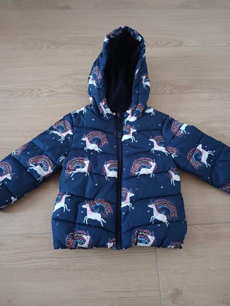 Bunda prechodná/ zimná jednorožce, f&f,92
