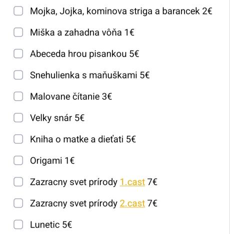 Knižky,