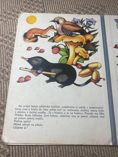 Staré retro leporelo zázračná pikola eva jílková,