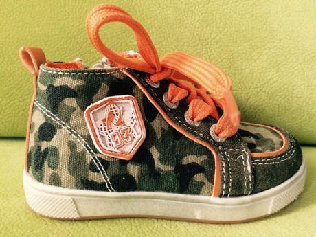 Kvalitné maskáčové tenisky, naturino,21