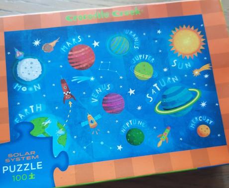 Puzzle solar system, len rozbalene, nepoužité, 