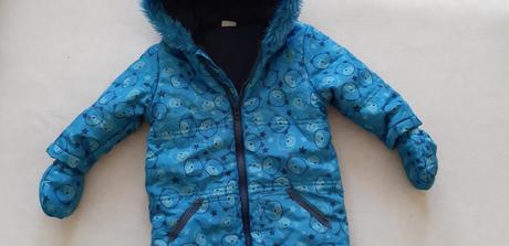 Zimná kombinéza s kožušinou, f&f,74