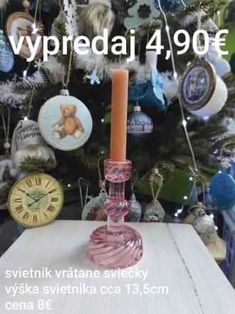 Svietnik vrátane sviečky, 