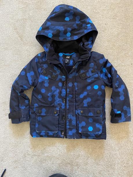 Zimná bundicka- darujem, h&m,86