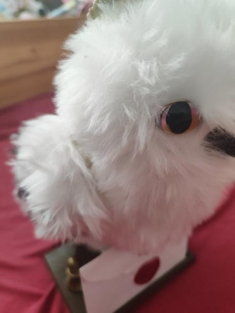 Interaktívna plyšová sova hedviga,
