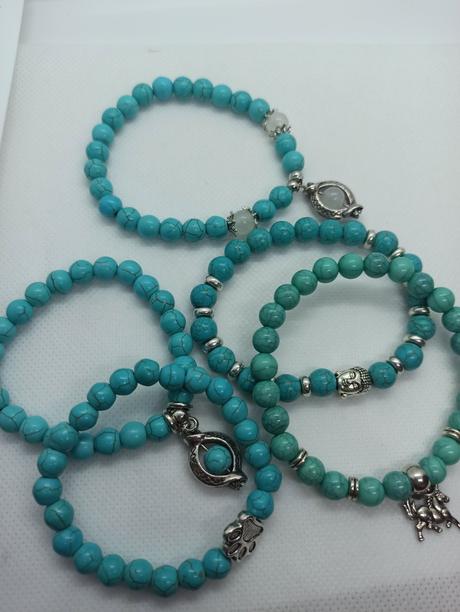 Náramky , ručná práca, minerálne a iné, 