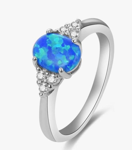 Strieborný set s opálom, 