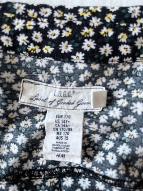 H&m kvietkované šaty vel.170, h&m,170