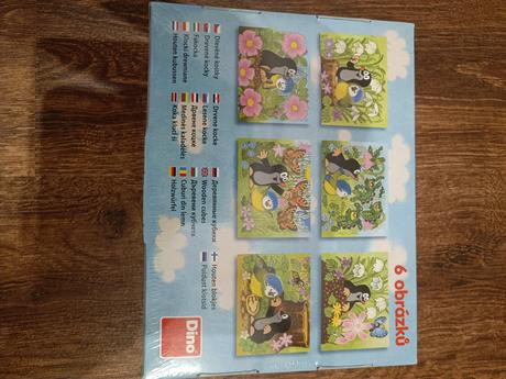 Drevene kocky krtek, 