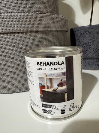 Čierna farba ikea behandla 375ml,