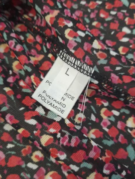 Kvietkovaná blúzka/tunika, l