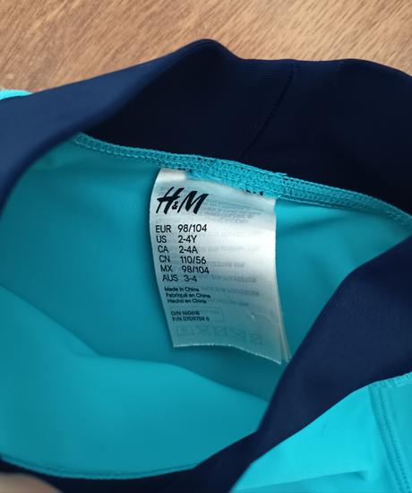 Plavkový top, h&m,98