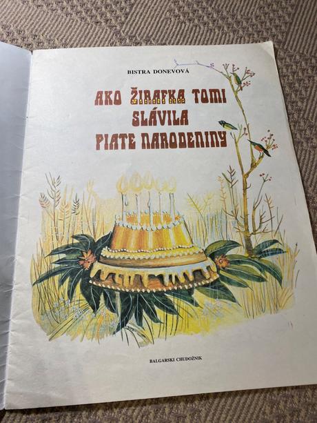 Ako žirafka tomi slávila piate narodeniny,