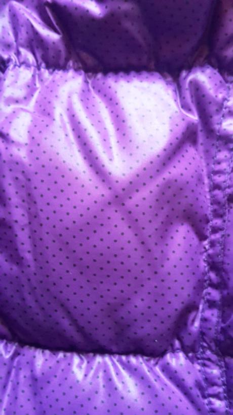 Fialová zimná vetrovka, kenvelo,xs