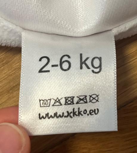 Látkové plienky xkko 4 ks, kikko/xkko,2 kg - 6 kg