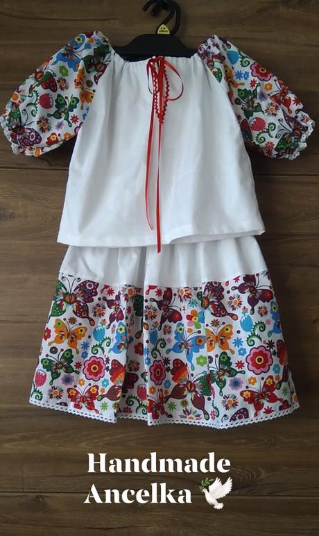 Folk bluzka, 62 - 164