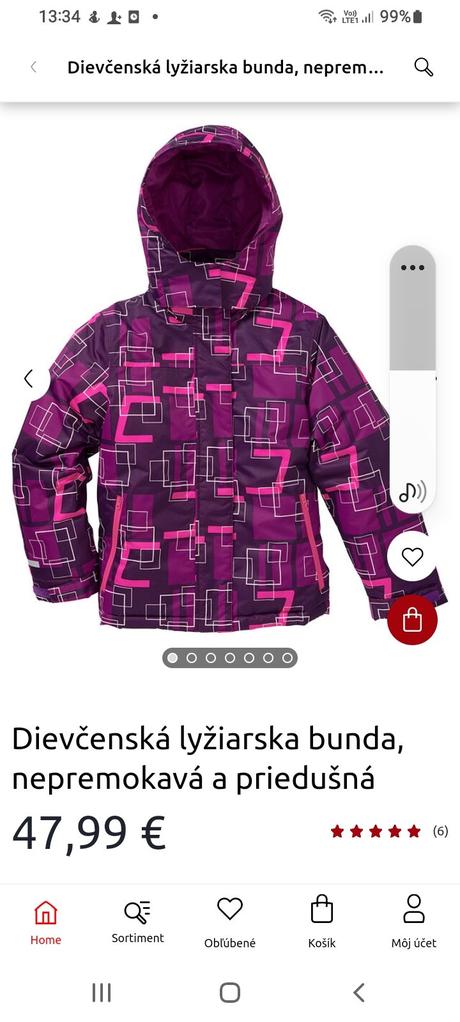 Lyžiarska bunda, bonprix,164 / 170