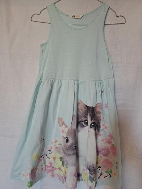 Zvieratkove saty, h&m,134