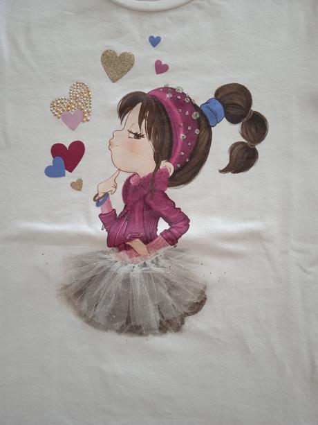 Tričko s dievčatkom, mayoral,128