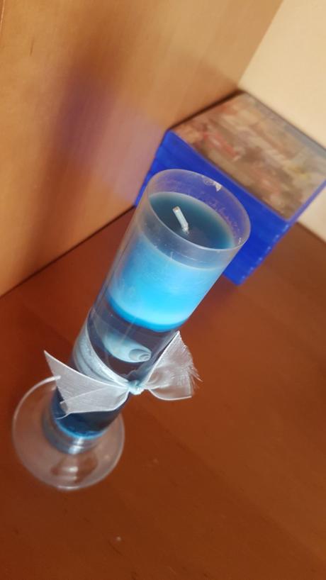 Sviečka v skle/dekorácia, 