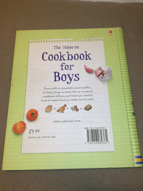 The usborne cookbook for boys au22, 
