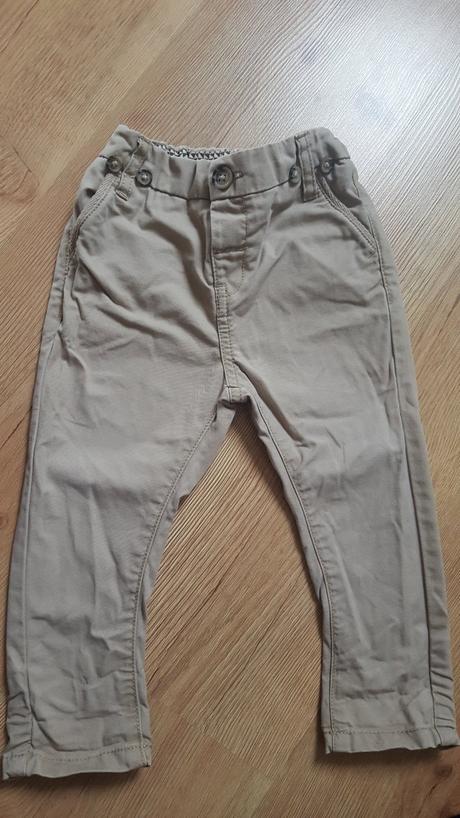 Béžové nohavice, 9-12 mesiacov, 74