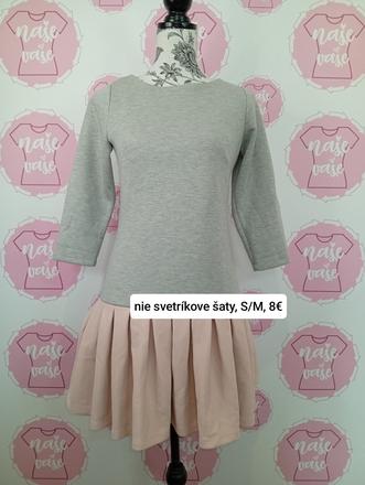 Nové mikinové šaty, s