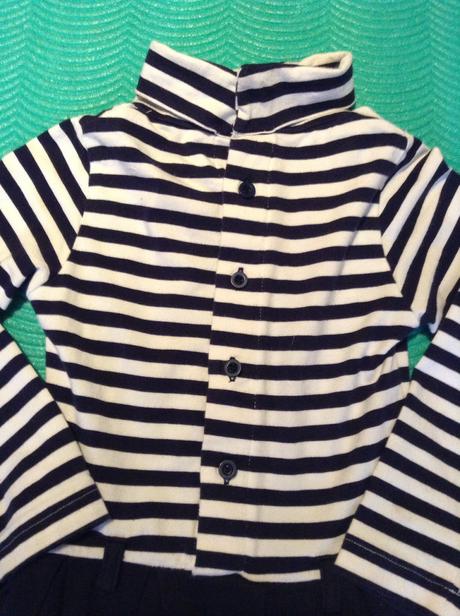 Pásikavé šaty, george,104