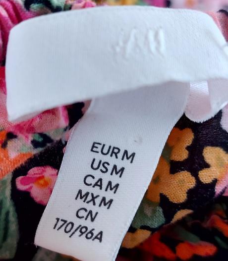 Kvetinové dlhé šaty h&m, h&m,38