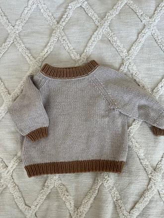 Ptrs knits vlnený sveter ručne robený, 80