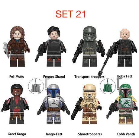 Rôzne figúrky star wars 1 (8ks),