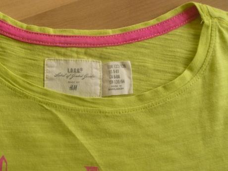 Tričko dievčenské, h&m,122