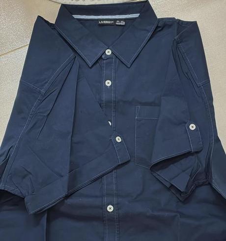 Pánske košele s krátkym rukávom 3ks, veĺ.xxl, live, xxl