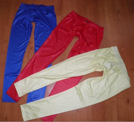 Bedrove legíny zltozelene, m