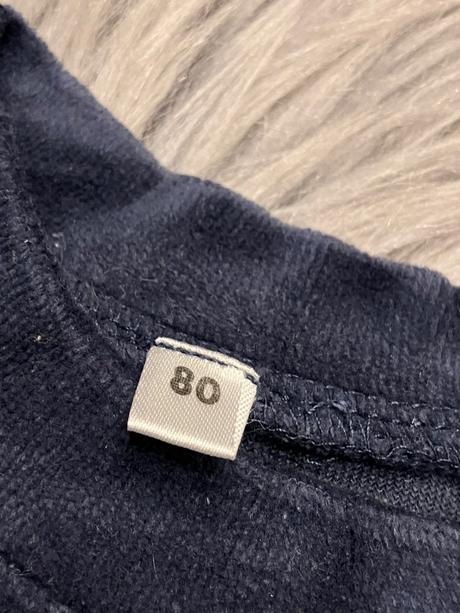Chlapčenská zamatová mikina (80), 80