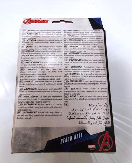 Marvel avengers nafukovacia plážová lopta mondo,