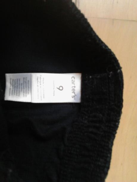 Cierne menzestrove nohavice 68/, carter's,74