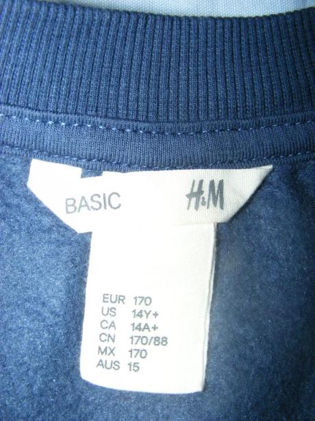 Mikina zn. h&m - 158/164 - 170, h&m,158