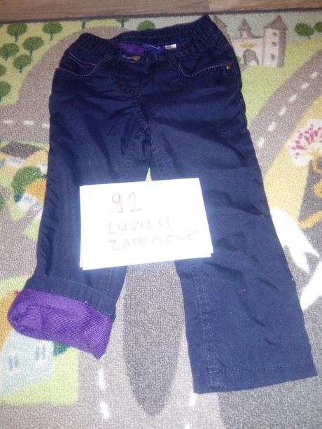 Zateplene nohavice, lupilu,92