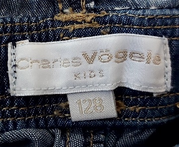 Rifľový overal s motýlikom, 128