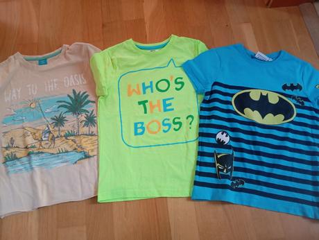 3x tričko top stav, 128