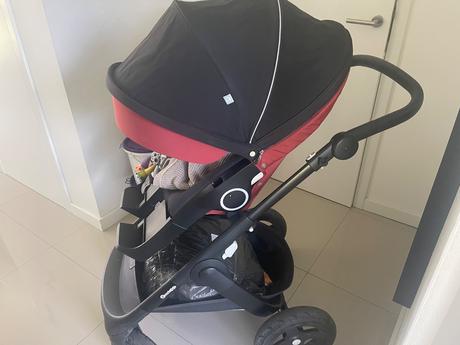 Stokke trailz terrain all black 2 kombinacia, stokke,stokke trailz terrain